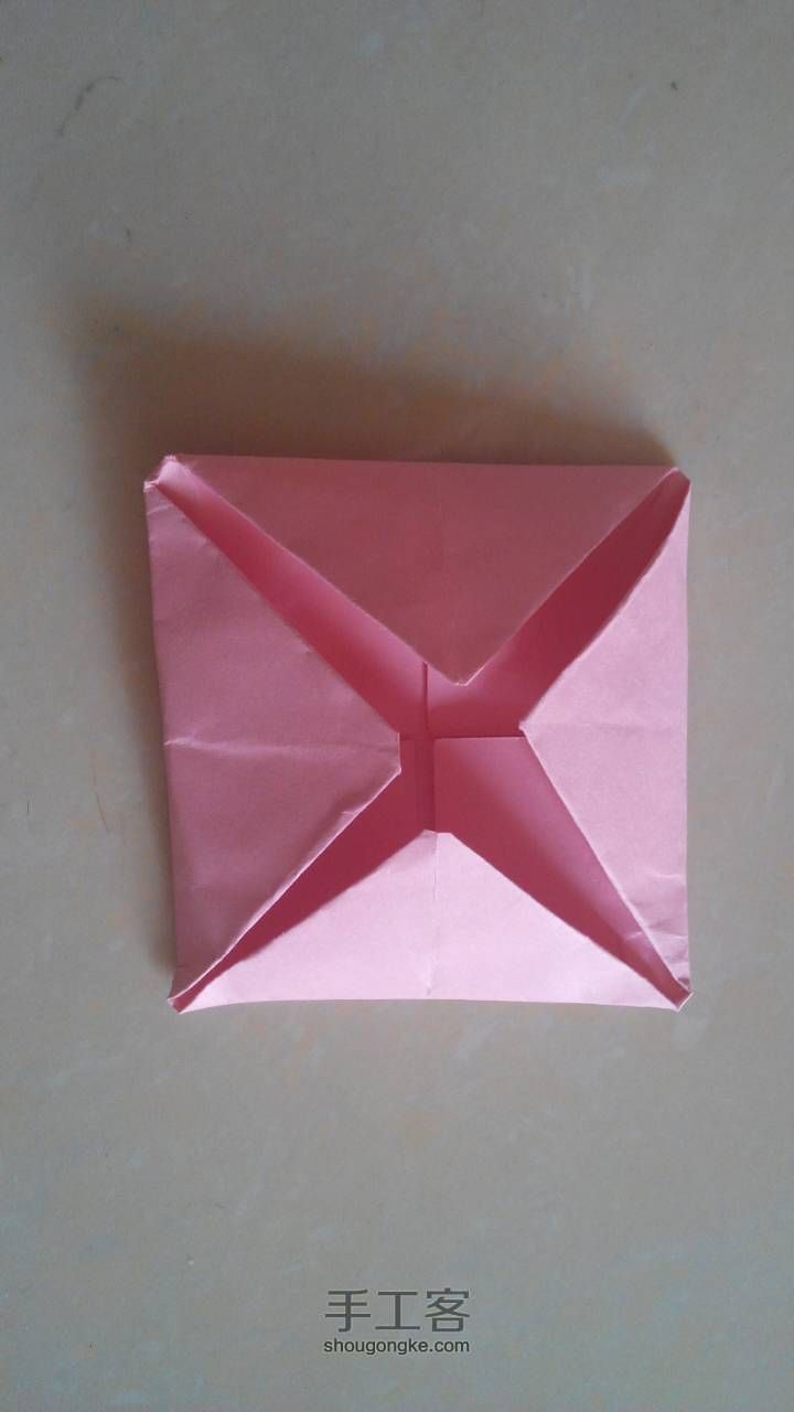 折纸 🌹玫瑰花 第9步