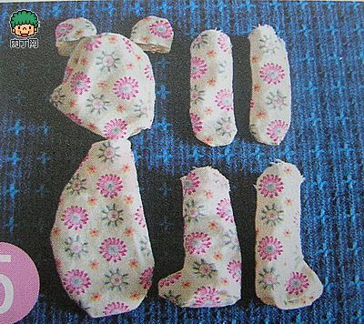 小熊布偶 第4步