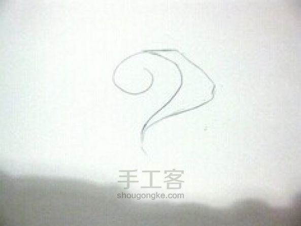 玫瑰花画法 第2步