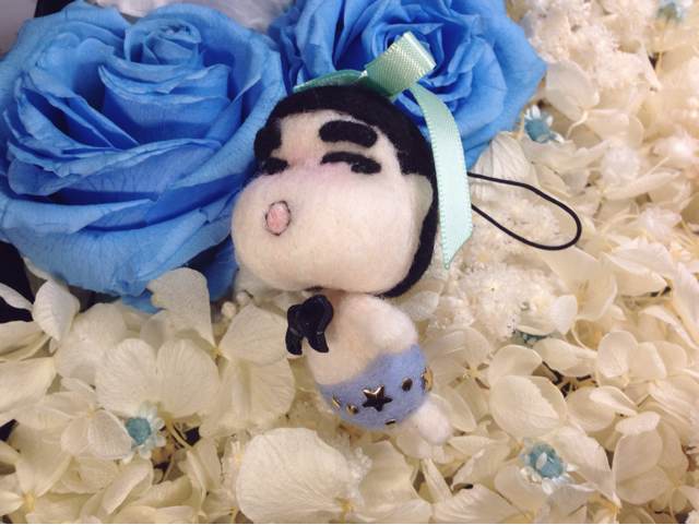 羊毛毡—会动的蜡笔小新 第1步