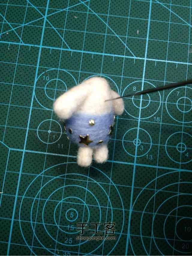 羊毛毡—会动的蜡笔小新 第21步