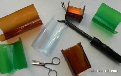 塑料饮料瓶DIY手工制作漂亮灯罩灯具 第1步