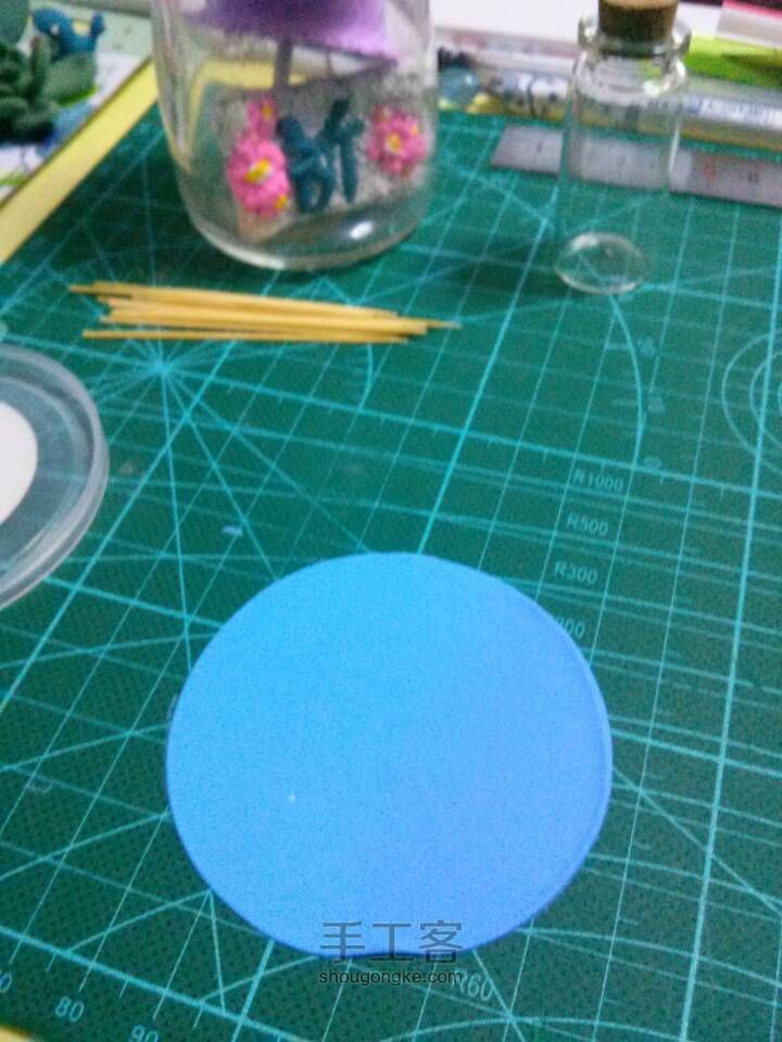 粘土 制作伞教程 第5步