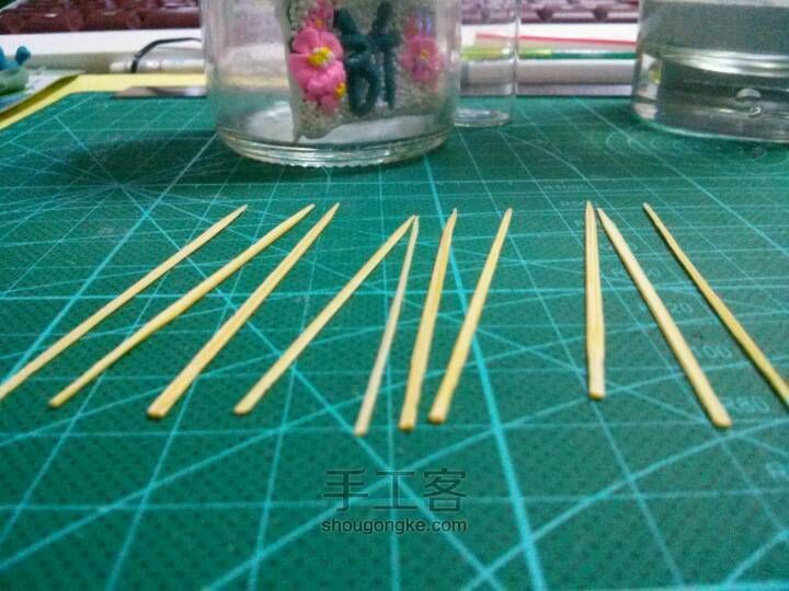 粘土 制作伞教程 第2步