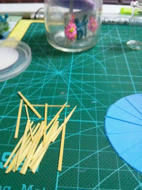 粘土 制作伞教程 第8步