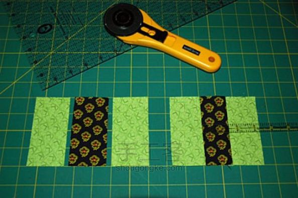 每位拼布新手都必须学习的10件事情——准确缝制拼布缝份 第3步