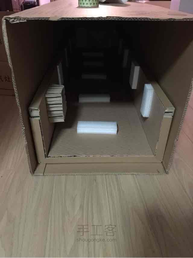 旧纸箱变身两室一厅 第4步
