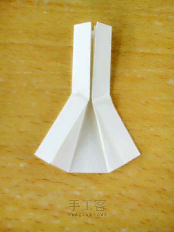 简易折纸婚纱 第7步