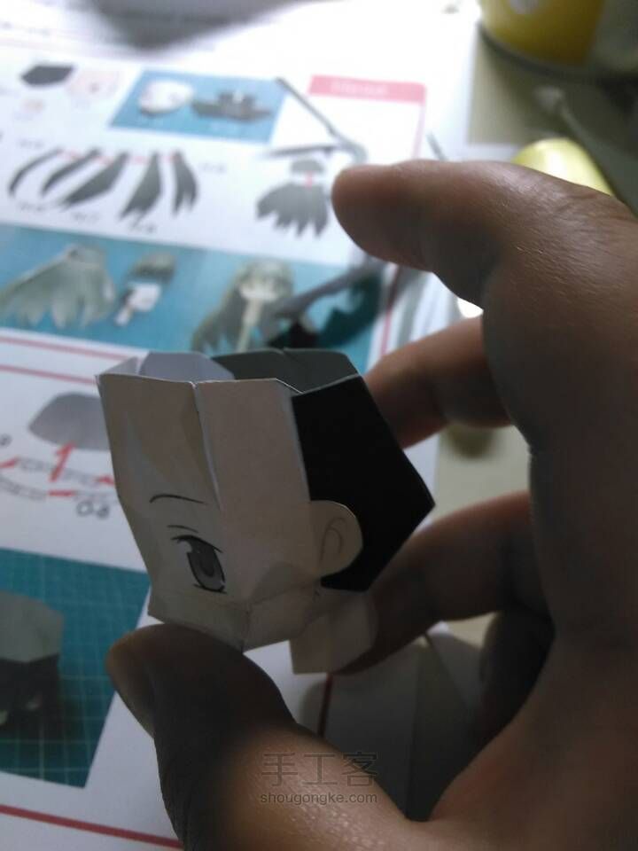 纸模晓美焰 第7步