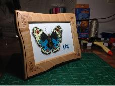 自己动动手画出喜欢的蝴蝶做挂饰
