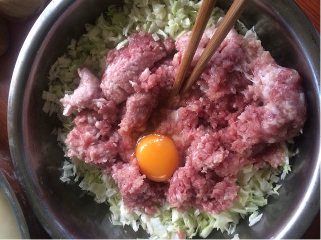 周末下厨记之——煎饺 第2步