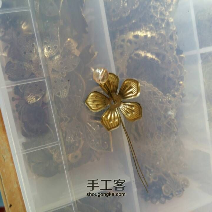 【花千骨】骨头的流珠发簪 第7步