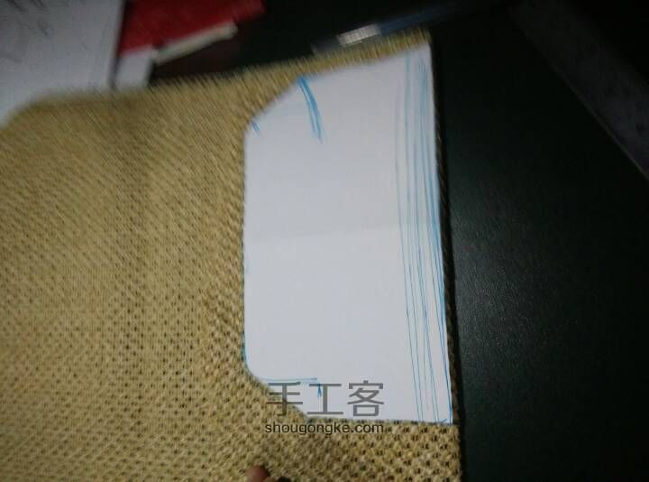 草编布料口金包 第3步