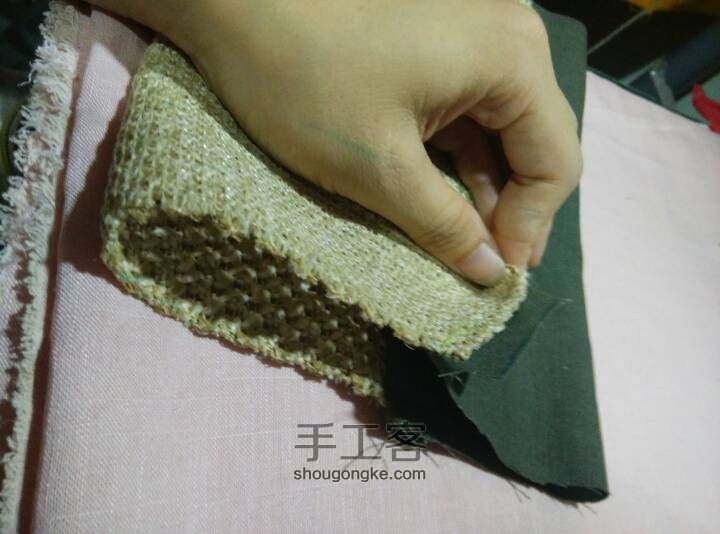 草编布料口金包 第8步