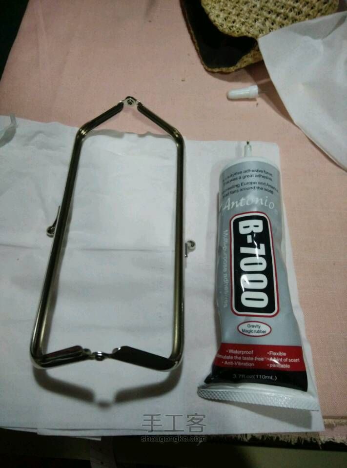 草编布料口金包 第20步