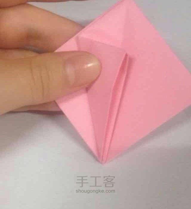 折纸郁金香 第5步