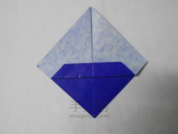 手提篮折纸教程 第8步