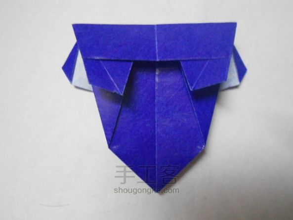 手提篮折纸教程 第22步