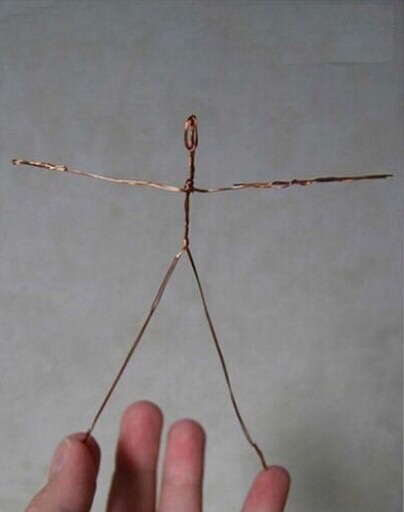 跳芭蕾舞者小人DIY手工制作图解教程 第1步