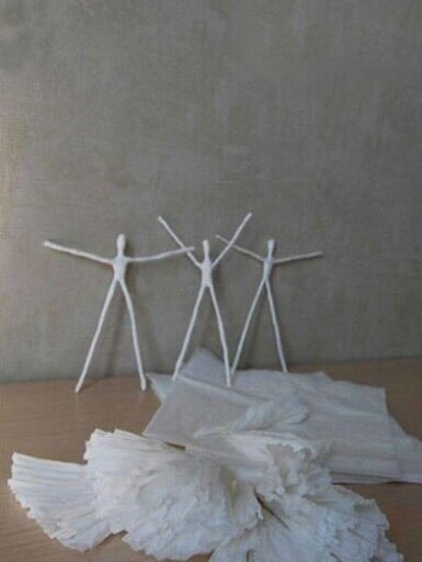 跳芭蕾舞者小人DIY手工制作图解教程 第7步