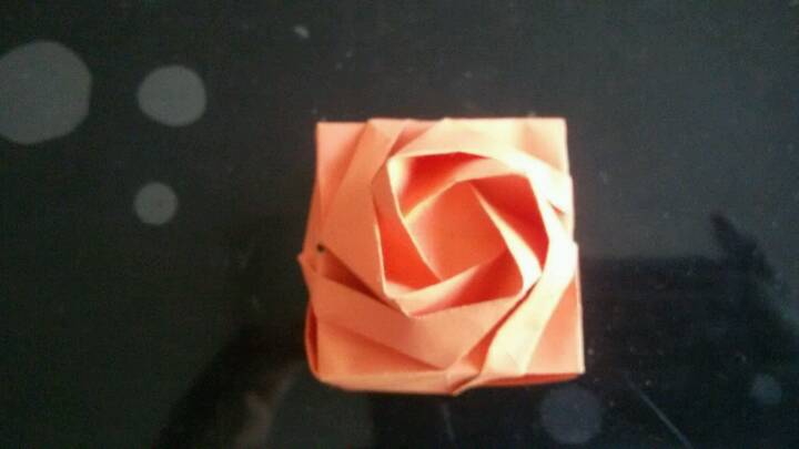 玫瑰纸盒教程 第33步