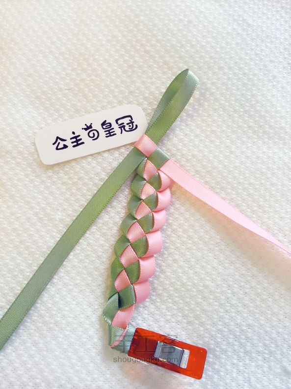 【成品可购】教你手工编织日系甜美小清新发箍 第9步