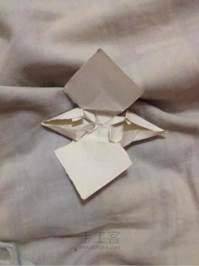 纸折蝴蝶结🎀 第7步