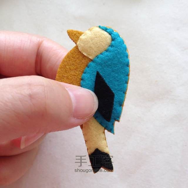 实拍：韩网漂亮的小鸟胸针 第8步