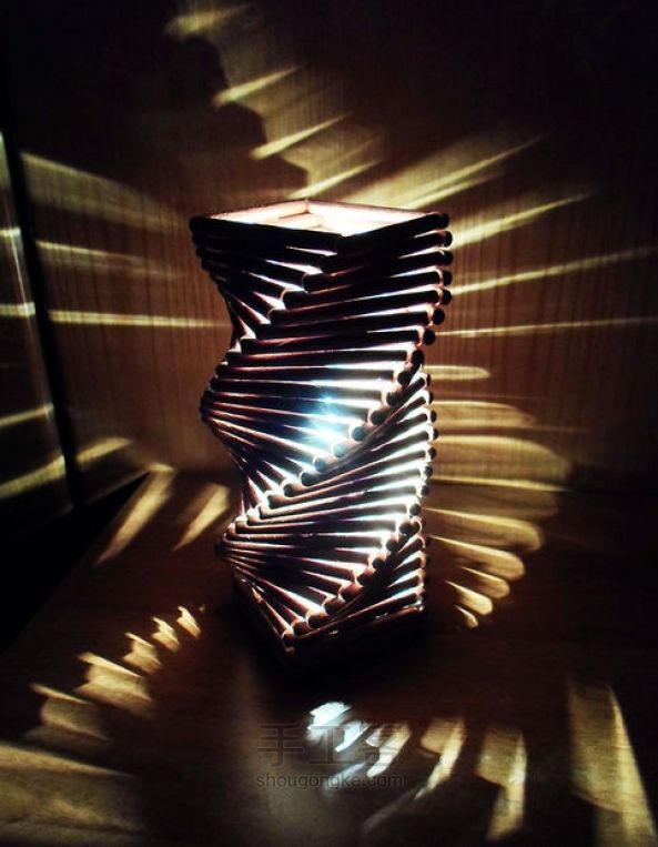 DNA螺旋台灯 详细制作教程 第1步