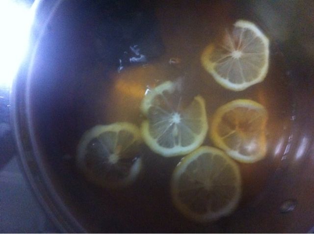 柠檬红茶。 第3步