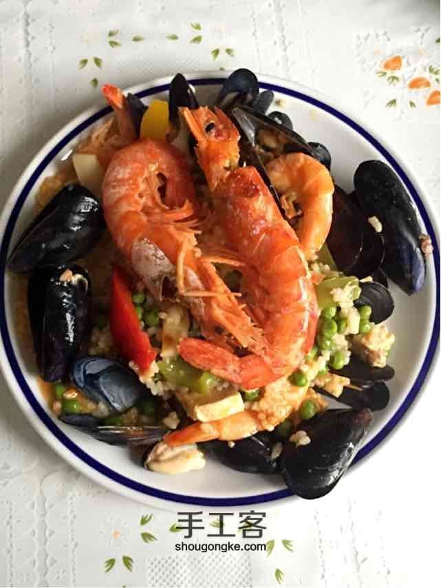 Paella 西班牙海鲜饭 第10步