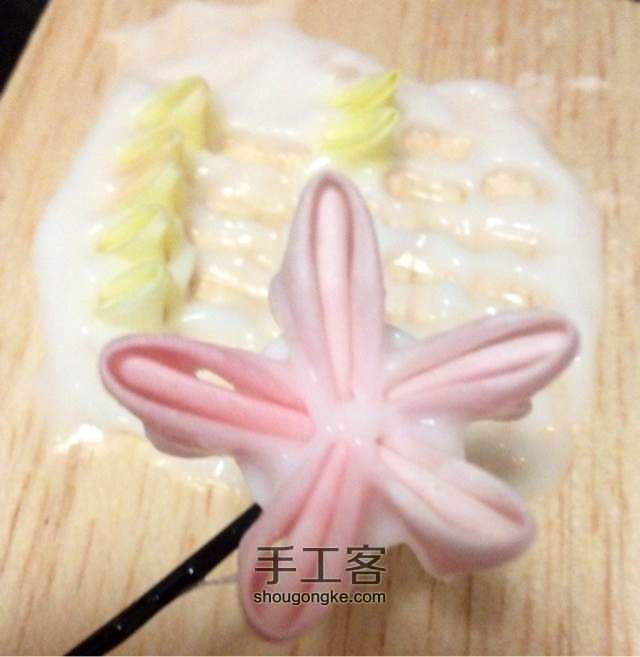 【2熙】量产小花发夹的方法w~ 第12步