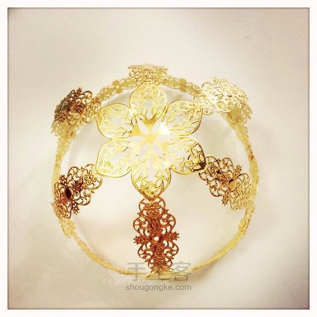 简易小凤冠 第2步