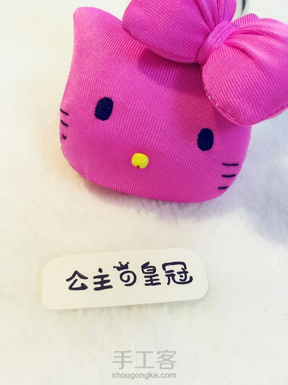 【公主手作】hello kitty针插【原创】教程已发布~~HELLO KT,又叫：ハローキティ,凯蒂猫，充满可爱气息的Kitty针插 第2张