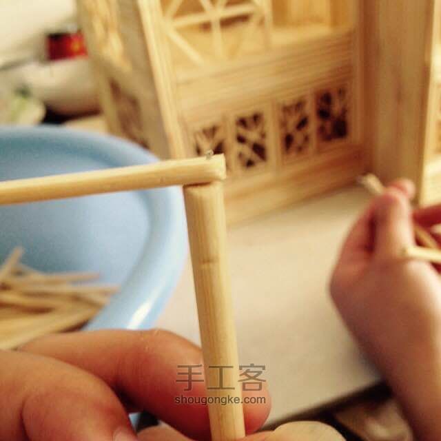 我有一所竹筷房子面朝四方 第4步