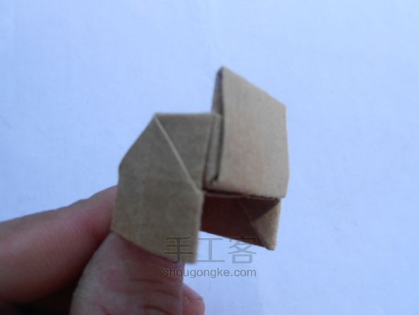 原创第一款沙发折纸教程 第42步