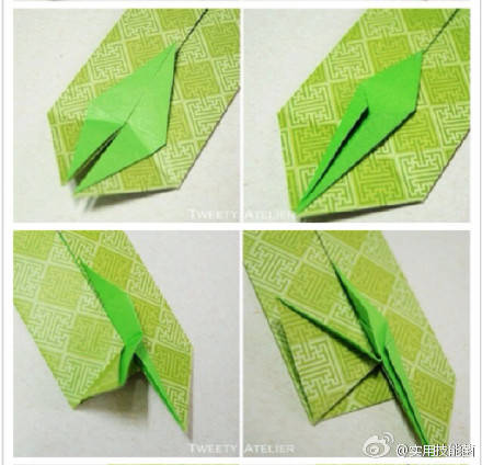 〈转〉千纸鹤折纸包装教程 第5步