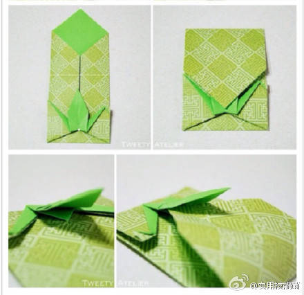 〈转〉千纸鹤折纸包装教程 第7步