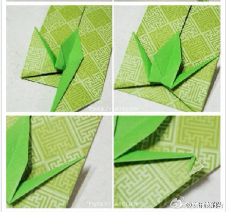 〈转〉千纸鹤折纸包装教程 第6步