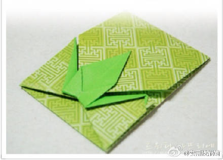 〈转〉千纸鹤折纸包装教程 第1步