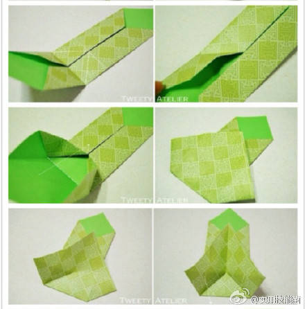 〈转〉千纸鹤折纸包装教程 第3步