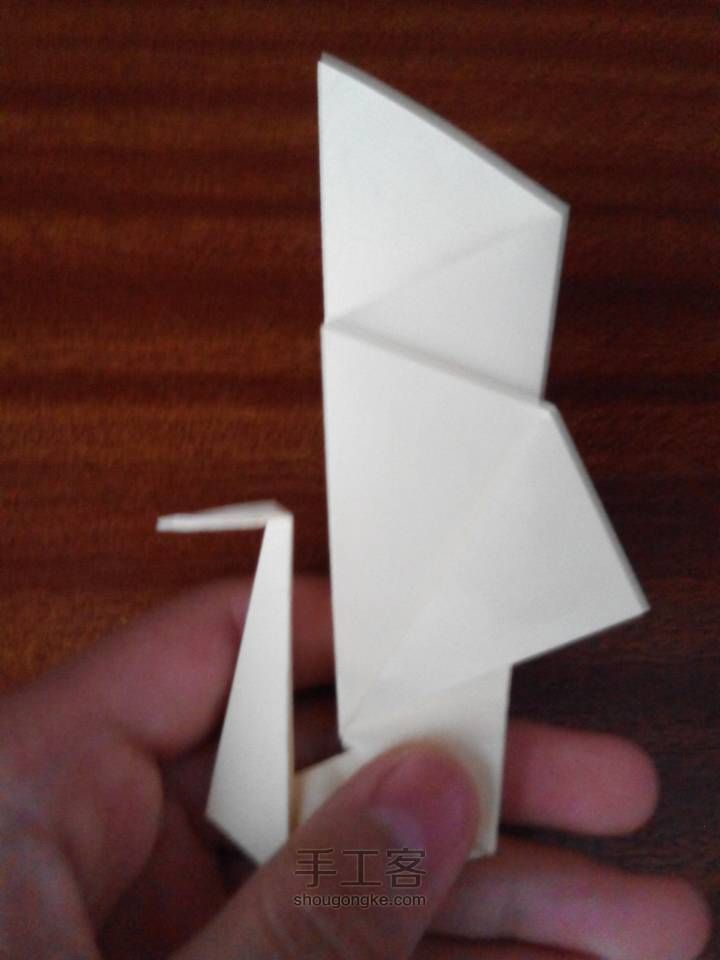 💚折纸开屏的孔雀💙 第17步