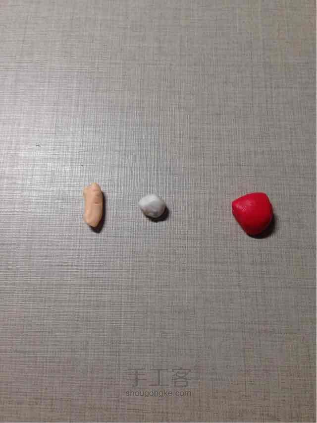 软陶 小蘑菇 第1步
