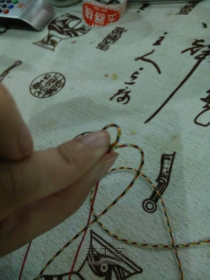 金刚结手链 第14步