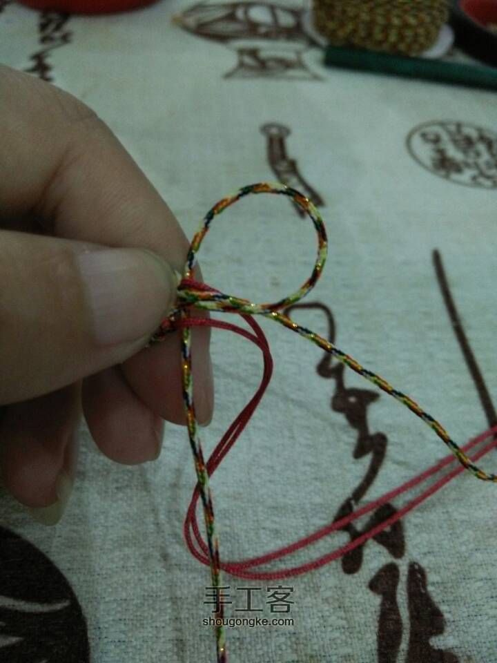 金刚结手链 第19步