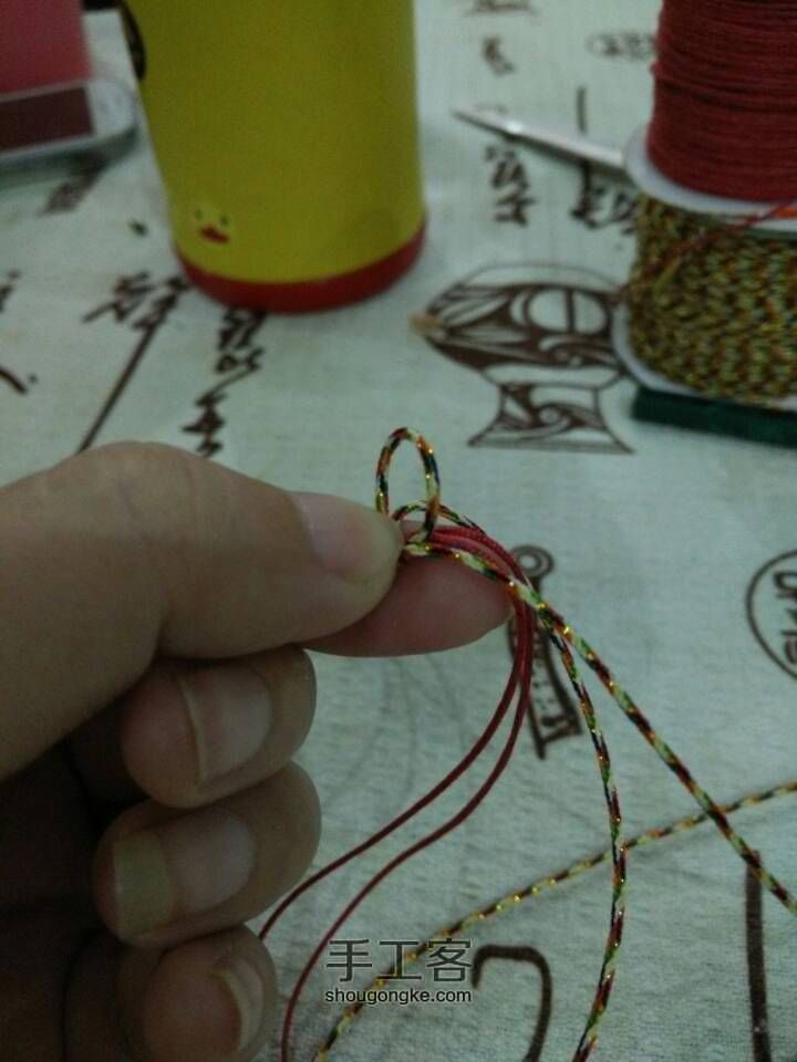 金刚结手链 第24步