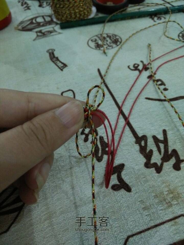 金刚结手链 第22步