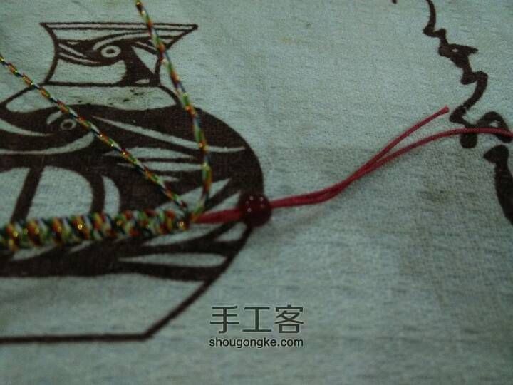 金刚结手链 第33步