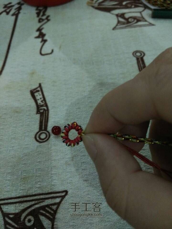 金刚结手链 第18步