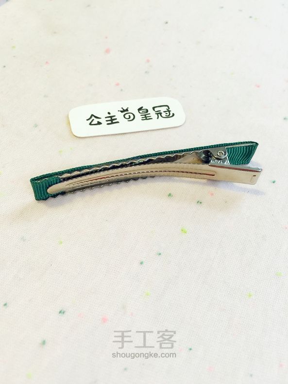 【材料/成品可购】森系花朵丝带发卡 [原创] 第21步